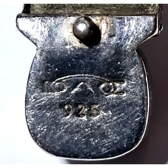 Sterling Artisan Carnelian Beaded Necklace & Pendant Vintage Hand Crafted EUC! - Picture 5 of 8